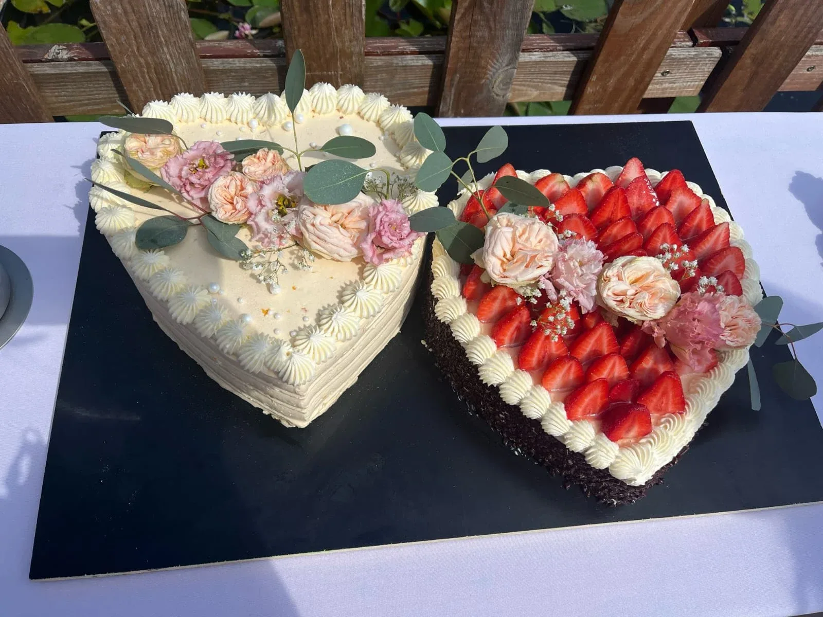 Herz-Erdbeer-Torte